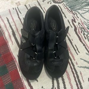 Coach pull strap sneakers